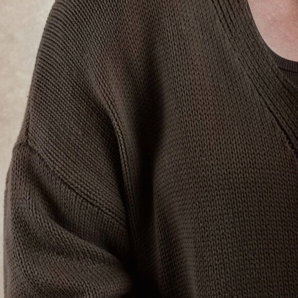 Neuflora Oversized Cardigan Button Front Relaxed Fall Layering Sweater Women’s S - Picture 2 of 16